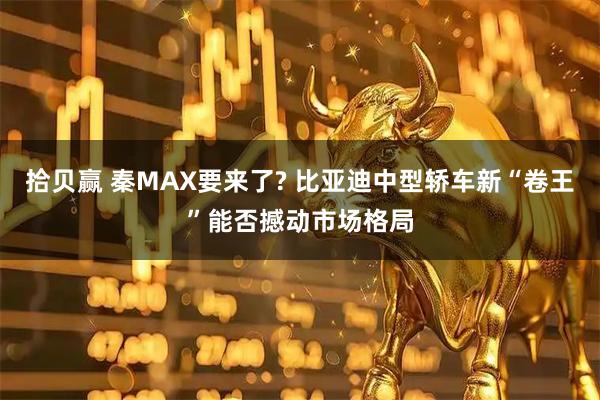 拾贝赢 秦MAX要来了? 比亚迪中型轿车新“卷王”能否撼动市场格局